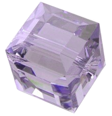 SWAROVSKI 5601 CUBE Bead TANZANITE 8mm